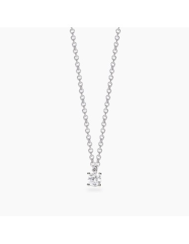 Collar Mujer Mabina My Diamond Punto Luz Plata y Diamante Lab‑Grown 553803 – Gargantilla en Plata 925 con Diamante Lab‑Grown 0,1