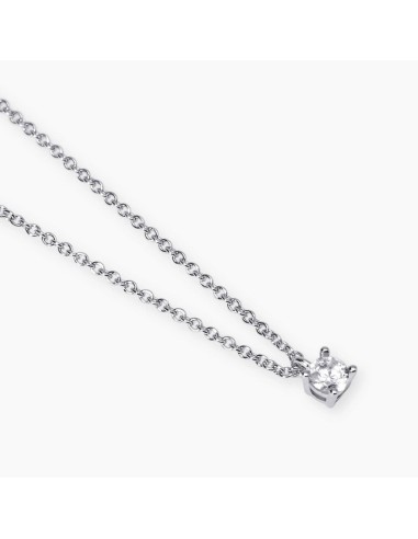 Collar Mujer Mabina My Diamond Punto Luz Plata y Diamante Lab‑Grown 553803 – Gargantilla en Plata 925 con Diamante Lab‑Grown 0,1
