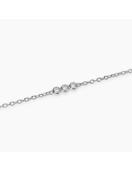 Pulsera Mabina My Diamond en Plata 925 con Detalle de Diamante Lab‑Grown – Ref. 534073