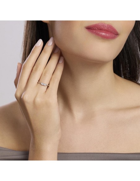 Anillo Mabina My Diamond en Plata 925 con Diamantes Lab‑Grown 0,27 ct – Ref. 523473