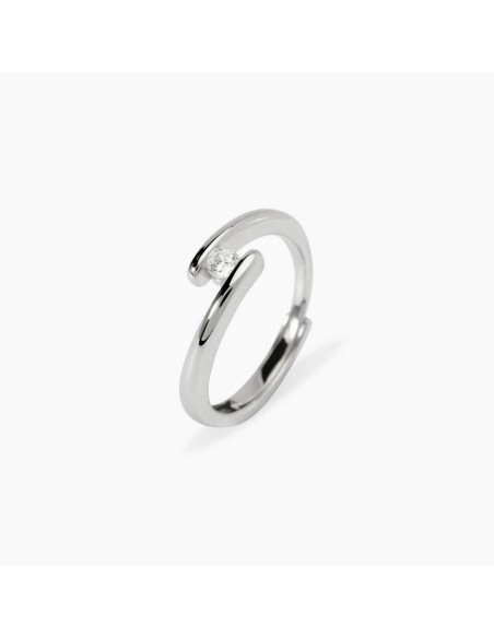 Anillo Mabina My Diamond en Plata 925 con Diamante Lab‑Grown 0,10 ct – Ref. 523472