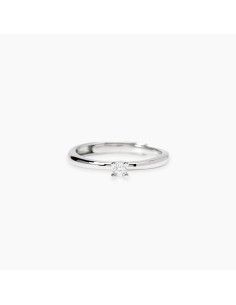 Anillo Mabina 523470 – Anillo Solitario en Plata 925 con Diamante Lab‑Grown 0,06 ct