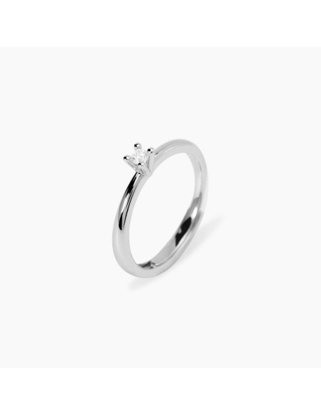 Anillo Mabina 523470 – Anillo Solitario en Plata 925 con Diamante Lab‑Grown 0,06 ct