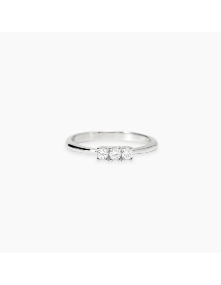 Anillo Mabina My Diamond en Plata 925 con Diamantes Lab‑Grown Trilogía 0,06 ct – Ref. 523469