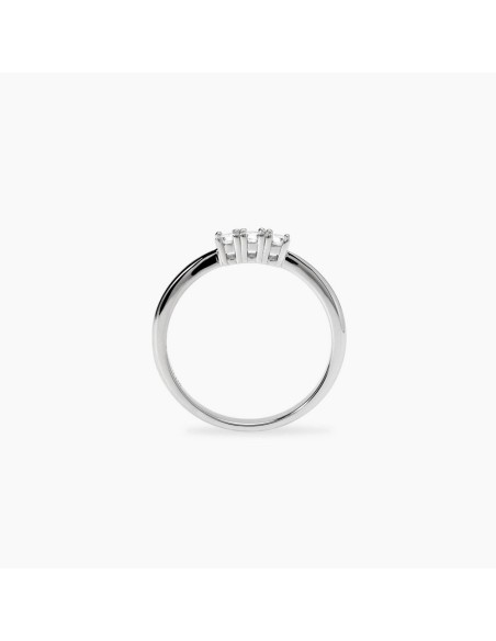 Anillo Mabina My Diamond en Plata 925 con Diamantes Lab‑Grown Trilogía 0,06 ct – Ref. 523469