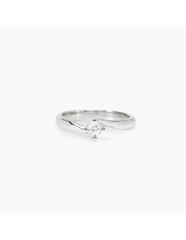 Anillo Solitario en Plata 925 con Diamante Lab‑Grown 0,20 ct