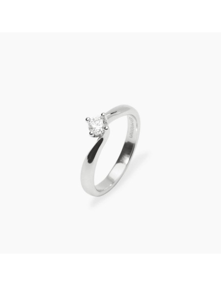 Anillo Solitario en Plata 925 con Diamante Lab‑Grown 0,20 ct