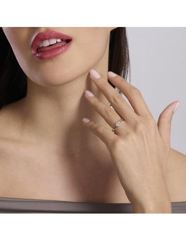 Anillo Solitario en Plata 925 con Diamante Lab‑Grown 0,20 ct