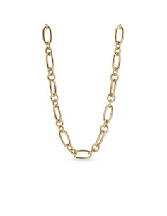 Collar DAURATI con eslabones alargados | Baño de oro 18 k