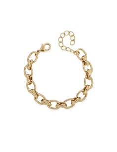 Pulsera Nexus con eslabones entrelazados | Baño de oro 18 k