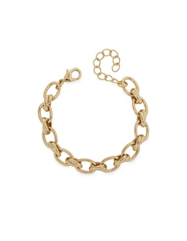 Pulsera Nexus con eslabones entrelazados | Baño de oro 18 k