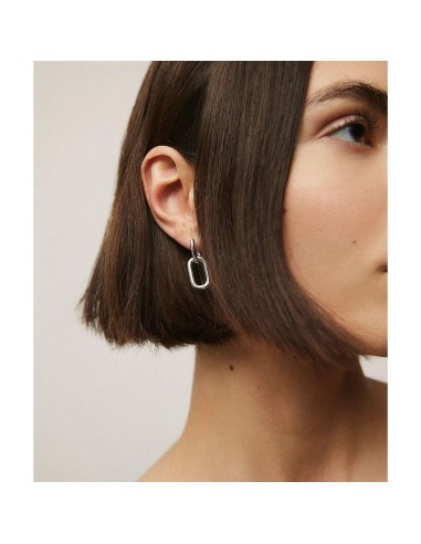 Pendientes Aros PILI con Perla y Baño de plata – VIDAL & VIDAL**