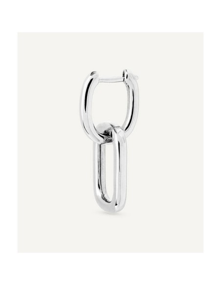 Pendientes Aros PILI con Perla y Baño de plata – VIDAL & VIDAL**