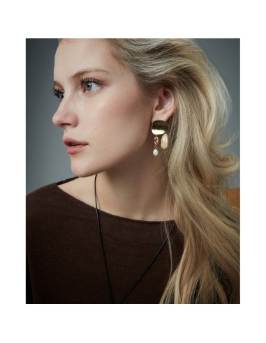 Pendientes Viceroy 15187E01012 en acero dorado y perlas naturales – Elegancia femenina