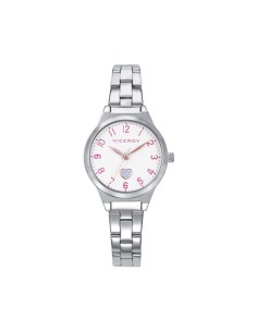 Reloj Viceroy Comunión Niña 401324-04 Acero con Esfera Blanca y Brazalete
