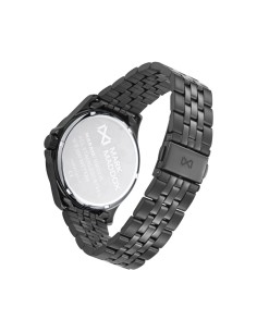 RELOJ ACERO IP NEGRO BRAZALETE SR MM 2