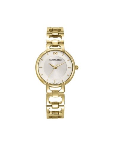 RELOJ ACERO IP DORADO BRAZALETE SRA MM