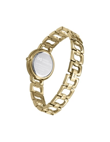 RELOJ ACERO IP DORADO BRAZALETE SRA MM