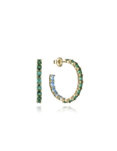 Pendientes Viceroy Jewels de plata de ley con baño de oro y circonitas para mujer