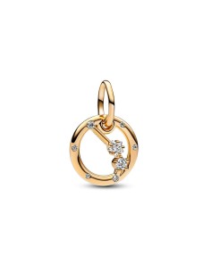Charm Colgante con un recubrimiento en oro de 14k Zodiaco Aries Pandora
