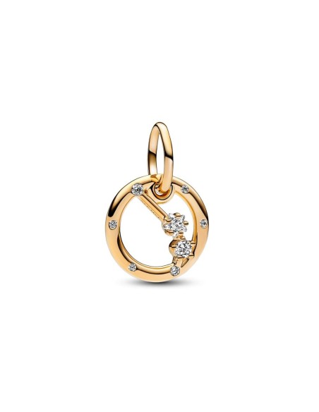 Charm Colgante con un recubrimiento en oro de 14k Zodiaco Aries Pandora