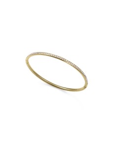 Pulsera Viceroy Fashion de acero IP dorado con circonitas blancas