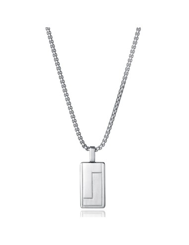 Collar Viceroy Fashion 75382C01000 de Acero con Placa Colgante