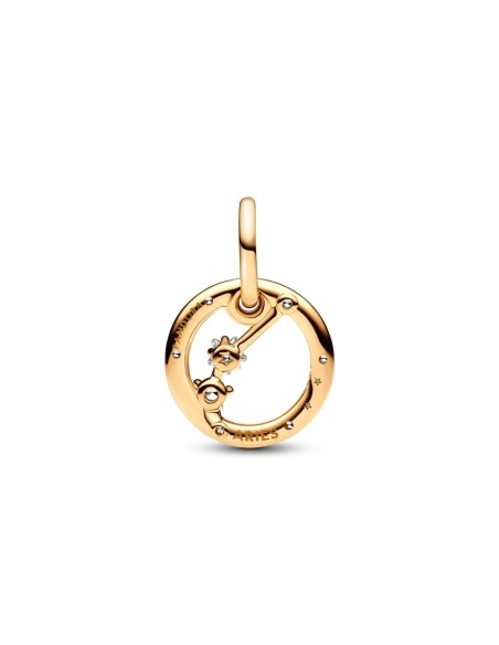 Charm Colgante con un recubrimiento en oro de 14k Zodiaco Aries Pandora