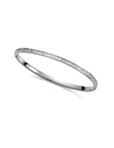 Pulsera rígida Viceroy Fashion de acero con circonitas para mujer