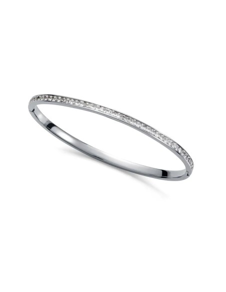 Pulsera rígida Viceroy Fashion de acero con circonitas para mujer