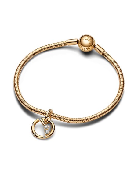 Charm Colgante con un recubrimiento en oro de 14k Zodiaco Aries Pandora