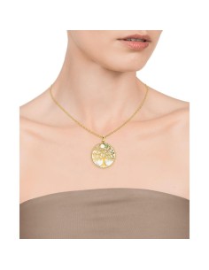 Colgante de Viceroy Fashion en acero dorado con arbol de la vida y madre perla para mujer 2