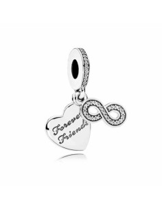 Charm de plata con circonitas FOREVER FRIENDS 2