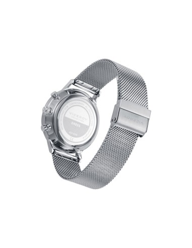 Reloj Viceroy hombre cronógrafo acero malla milanesa esfera negra