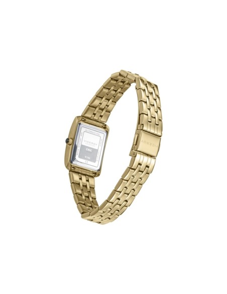 Reloj Viceroy mujer acero IP dorado esfera verde rectangular