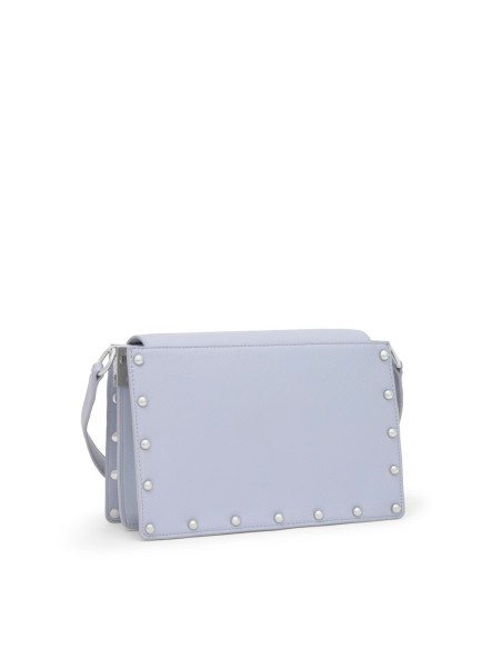 Bandolera Mediana Azul TOUS Audree Studs para Mujer – Bolso Elegante y Actual