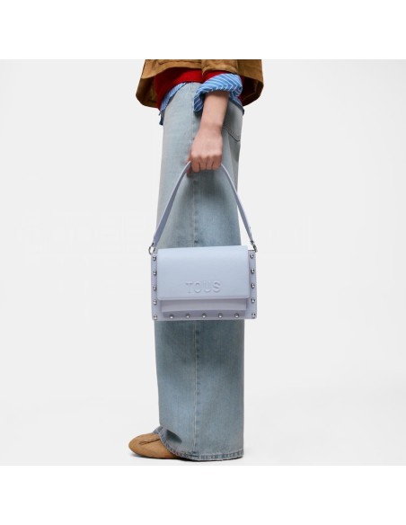 Bandolera Mediana Azul TOUS Audree Studs para Mujer – Bolso Elegante y Actual