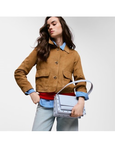 Bandolera Mediana Azul TOUS Audree Studs para Mujer – Bolso Elegante y Actual