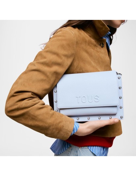 Bandolera Mediana Azul TOUS Audree Studs para Mujer – Bolso Elegante y Actual