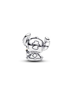Charm en plata de ley Stitch y Scrump de Disney 2