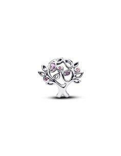 Charm en plata de ley Árbol de la Familia en Filigrana 2