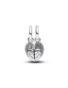 Charm Colgante Divisible en plata de ley Pájaros Amor 2