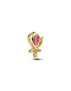 Charm con un recubrimiento en oro de 14k Tulipán en Filigrana