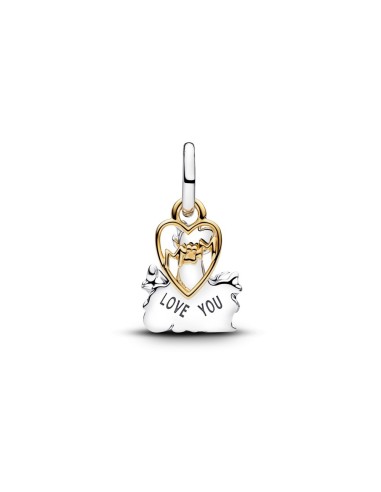 Charm Colgante con un recubrimiento en oro de 14k Duquesa y Gatitos de Los Aristogatos de Disney