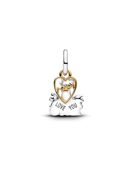 Charm Colgante con un recubrimiento en oro de 14k Duquesa y Gatitos de Los Aristogatos de Disney