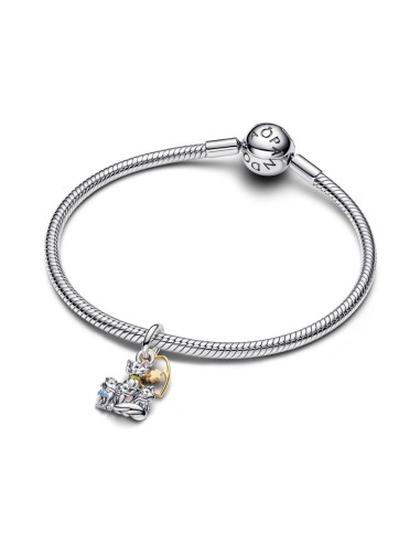 Charm Colgante con un recubrimiento en oro de 14k Duquesa y Gatitos de Los Aristogatos de Disney