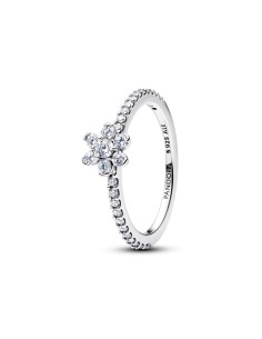 Anillo en plata de ley Flor Brillante