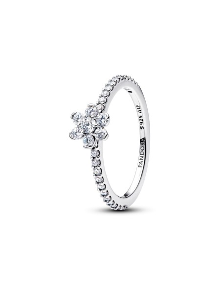 Anillo en plata de ley Flor Brillante