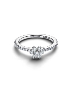 Anillo en plata de ley Flor Brillante 2