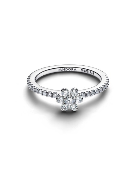 Anillo en plata de ley Flor Brillante